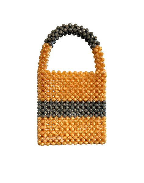 Handmade Gold Sparkle Beaded Bag – Susanne Ferrante