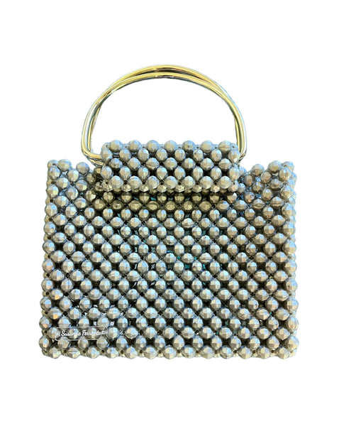 Handmade Gold Sparkle Beaded Bag – Susanne Ferrante