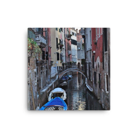Venice Canal Canvas Photo