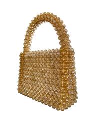 Handmade Gold Sparkle Beaded Bag