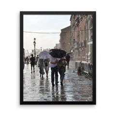 Walking in the Rain Framed Poster Photo - Susanne Ferrante - 2
