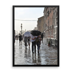 Walking in the Rain Framed Poster Photo - Susanne Ferrante - 12