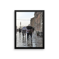 Walking in the Rain Framed Poster Photo - Susanne Ferrante - 11