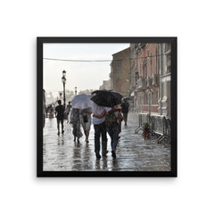 Walking in the Rain Framed Poster Photo - Susanne Ferrante - 7