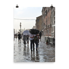 Italian Walk in the Rain Poster Photo - Susanne Ferrante - 9