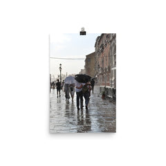 Italian Walk in the Rain Poster Photo - Susanne Ferrante - 10