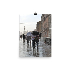 Italian Walk in the Rain Poster Photo - Susanne Ferrante - 8