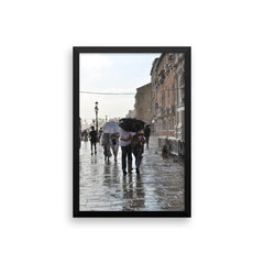 Walking in the Rain Framed Poster Photo - Susanne Ferrante - 13